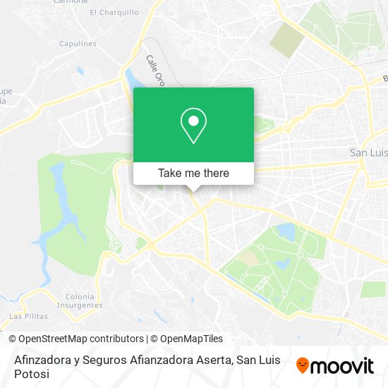 Afinzadora y Seguros Afianzadora Aserta map