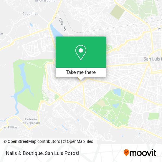 Mapa de Nails & Boutique