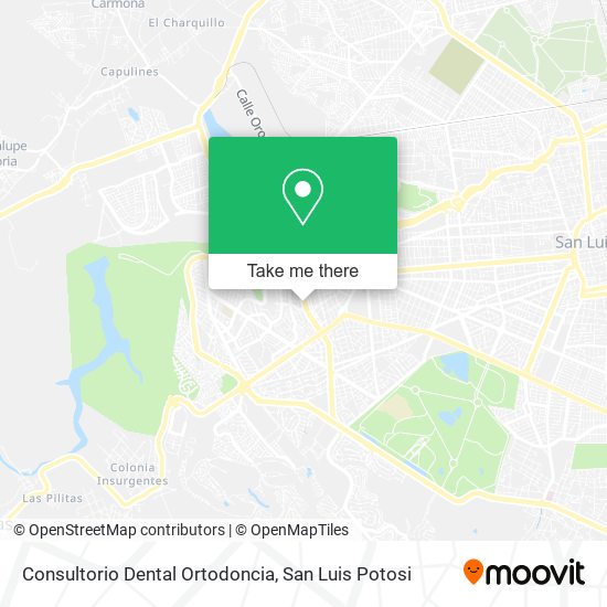 Mapa de Consultorio Dental Ortodoncia