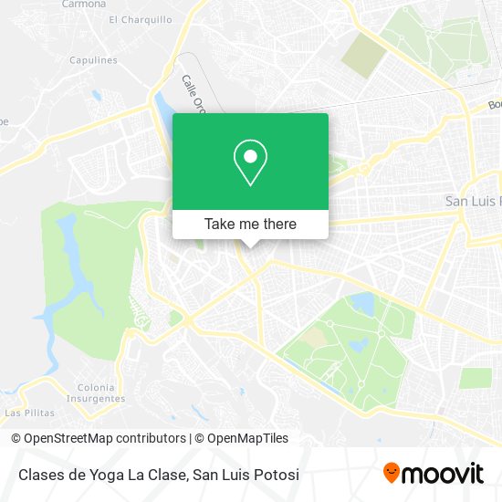 Clases de Yoga La Clase map