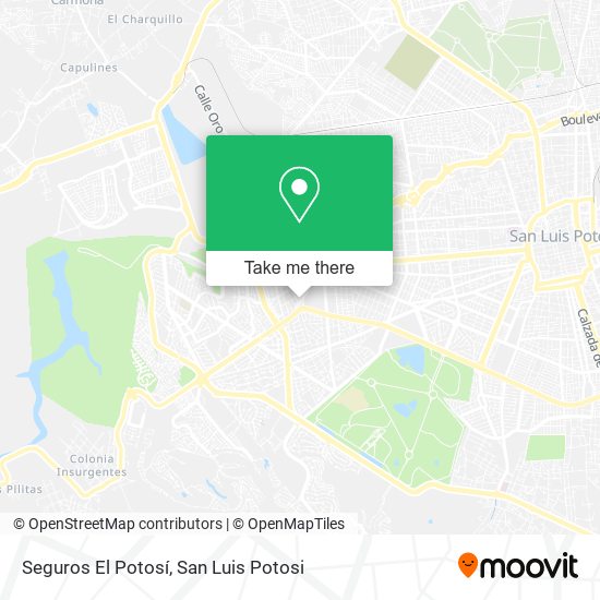 Mapa de Seguros El Potosí