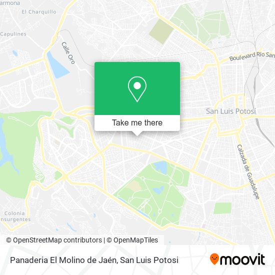 Panaderia El Molino de Jaén map