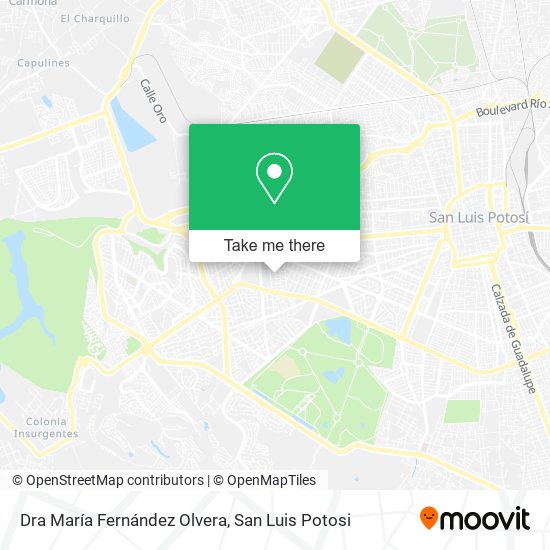 Dra María Fernández Olvera map