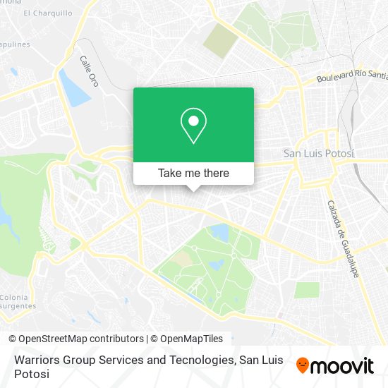 Mapa de Warriors Group Services and Tecnologies