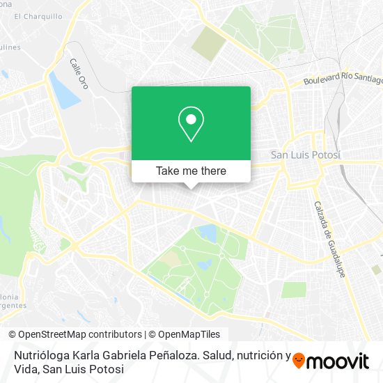 Nutrióloga Karla Gabriela Peñaloza. Salud, nutrición y Vida map