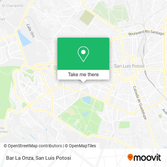 Bar La Onza map