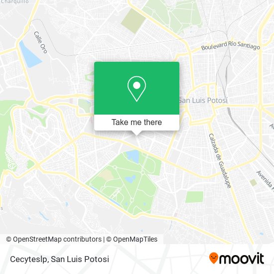 Mapa de Cecyteslp