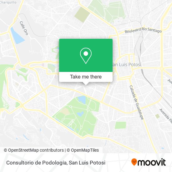 Consultorio de Podología map