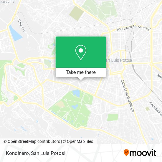 Kondinero map
