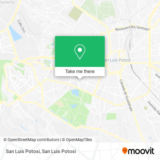 San Luis Potosi map