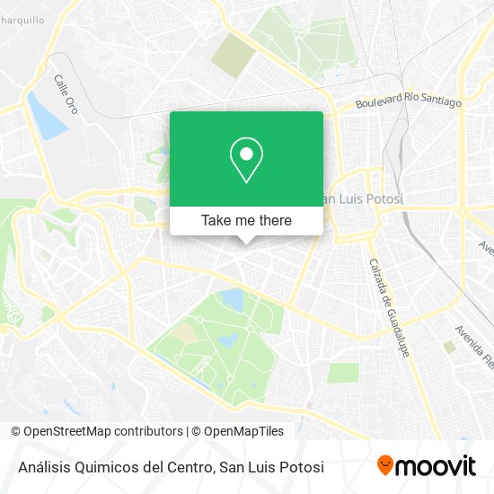 Análisis Quimicos del Centro map
