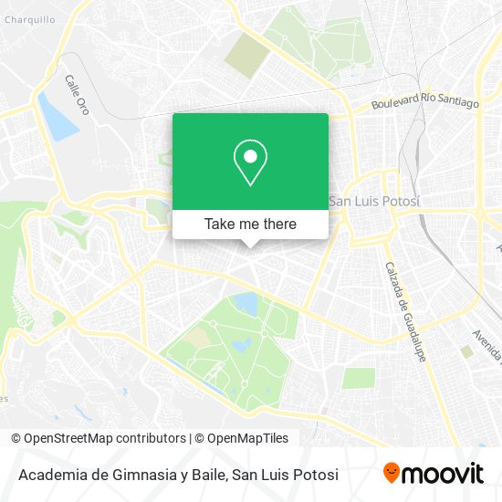 Academia de Gimnasia y Baile map