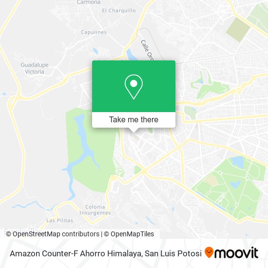 Mapa de Amazon Counter-F Ahorro Himalaya