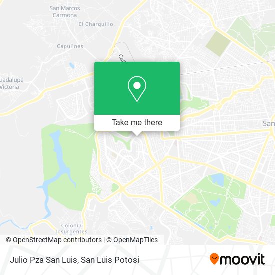 Mapa de Julio Pza San Luis