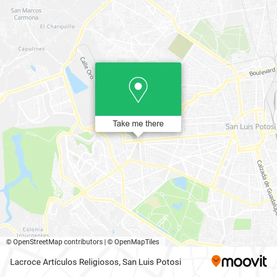 Mapa de Lacroce Artículos Religiosos