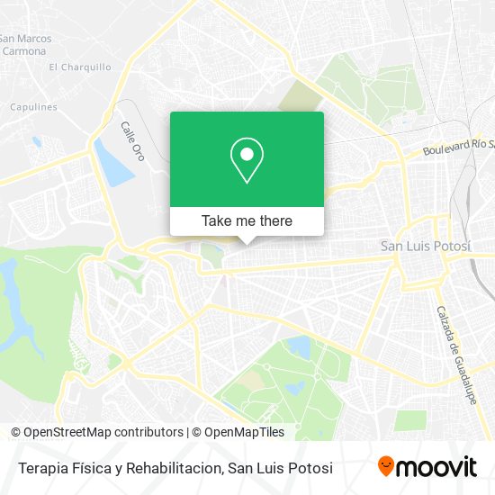 Mapa de Terapia Física y Rehabilitacion