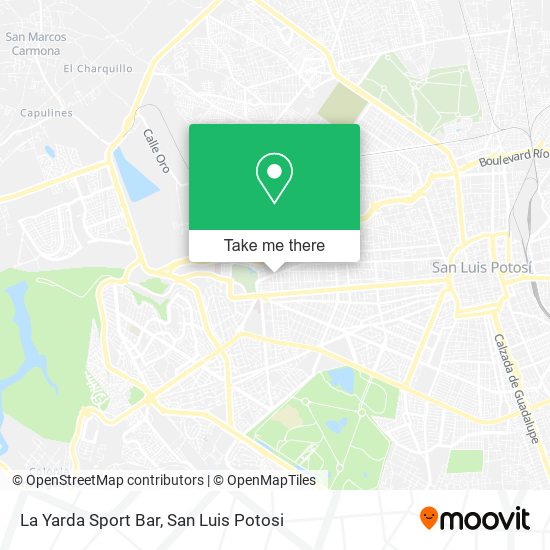 La Yarda Sport Bar map