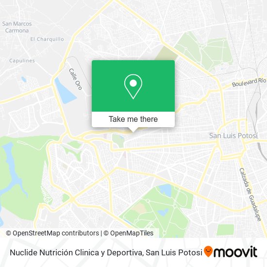 Nuclide Nutrición Clinica y Deportiva map