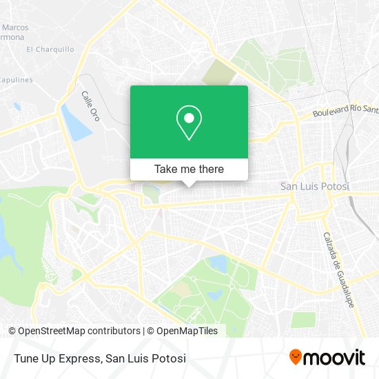 Tune Up Express map