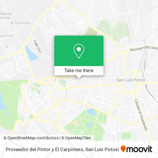 Proveedor del Pintor y El Carpintero map