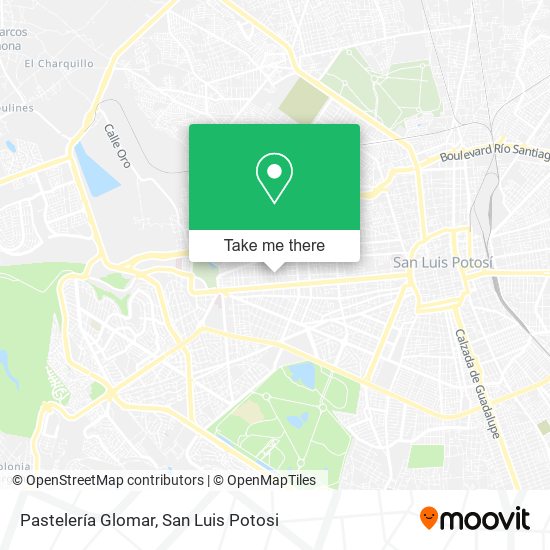 Pastelería Glomar map