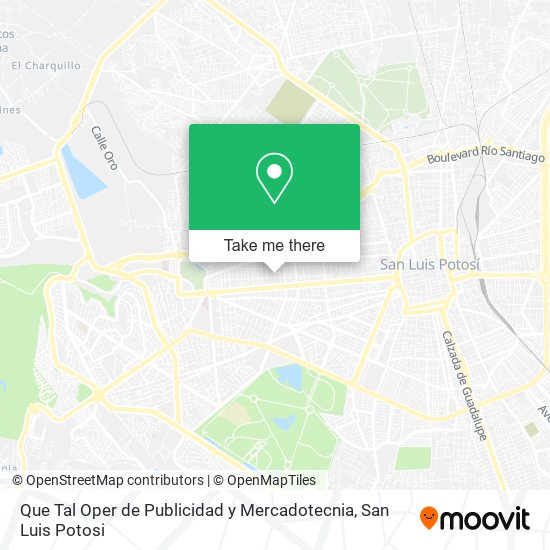Que Tal Oper de Publicidad y Mercadotecnia map