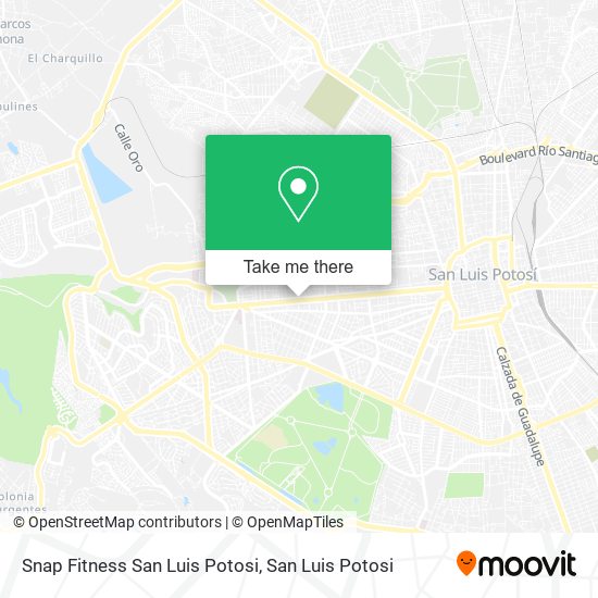 Snap Fitness San Luis Potosi map