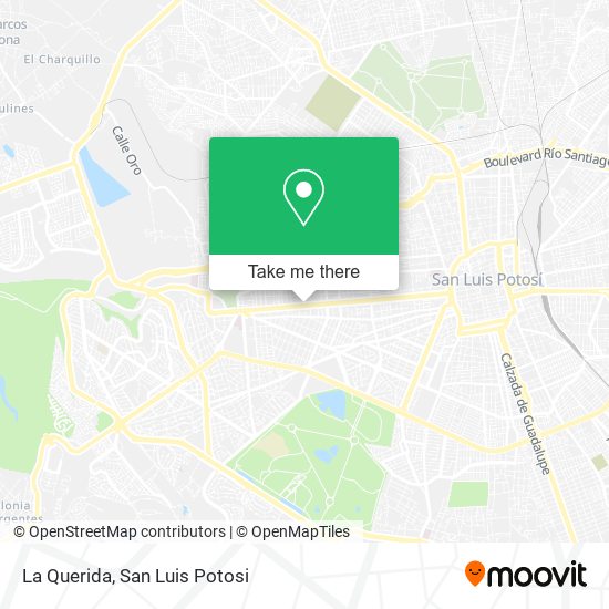 La Querida map