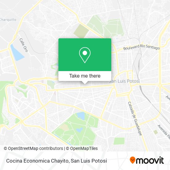Mapa de Cocina Economica Chayito