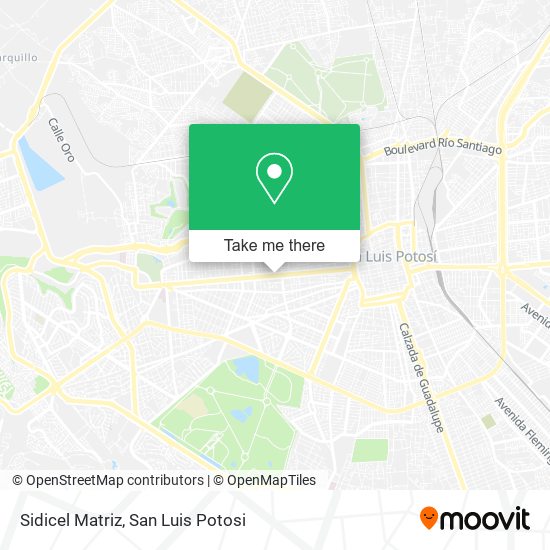 Mapa de Sidicel Matriz