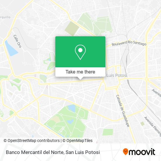 Mapa de Banco Mercantil del Norte
