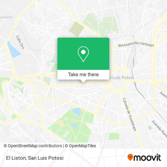 Mapa de El Liston