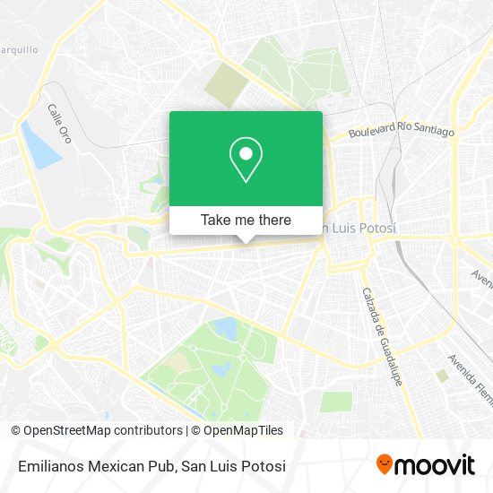 Emilianos Mexican Pub map