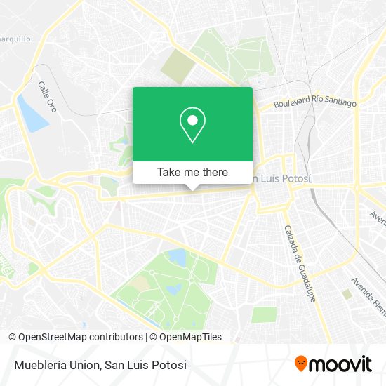 Mapa de Mueblería Union