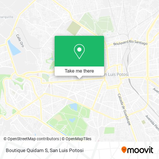 Mapa de Boutique Quidam S