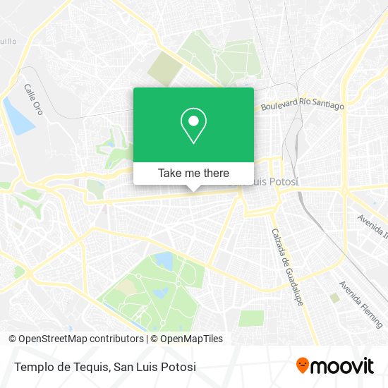 Templo de Tequis map