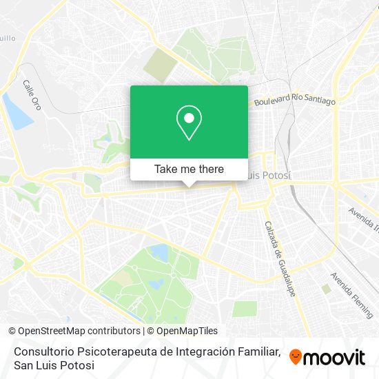 Consultorio Psicoterapeuta de Integración Familiar map