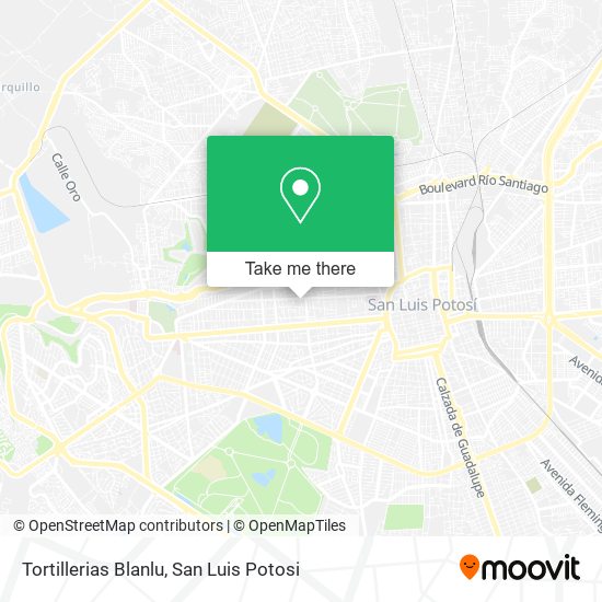 Tortillerias Blanlu map