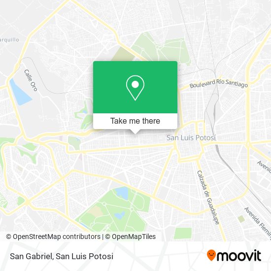 San Gabriel map
