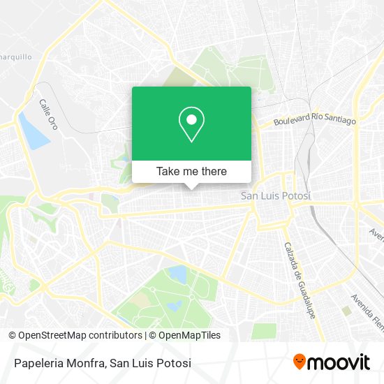 Papeleria Monfra map