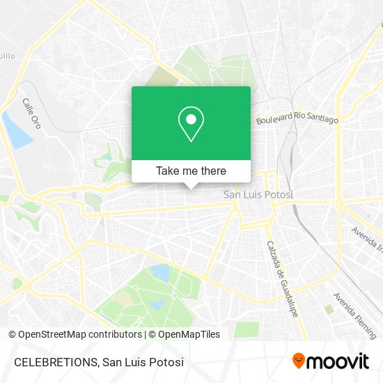 CELEBRETIONS map