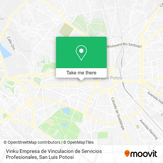 Mapa de Vinku Empresa de Vinculacion de Servicios Profesionales