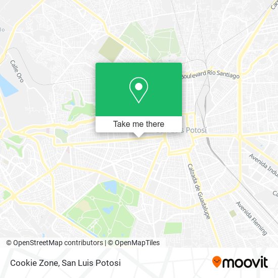 Mapa de Cookie Zone