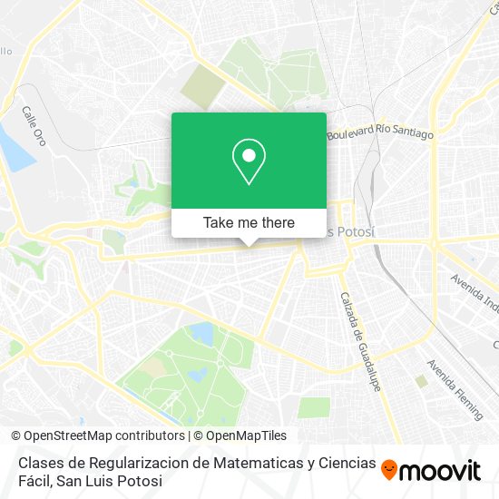 Clases de Regularizacion de Matematicas y Ciencias Fácil map
