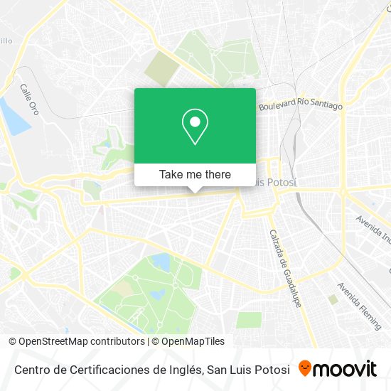 Centro de Certificaciones de Inglés map