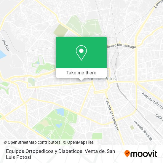 Equipos Ortopedicos y Diabeticos. Venta de map