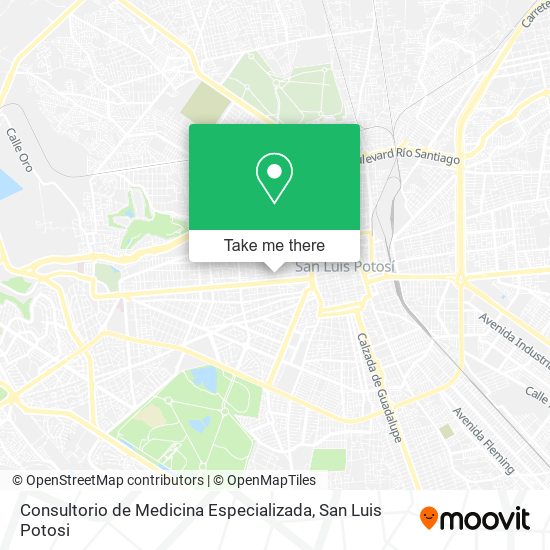 Consultorio de Medicina Especializada map