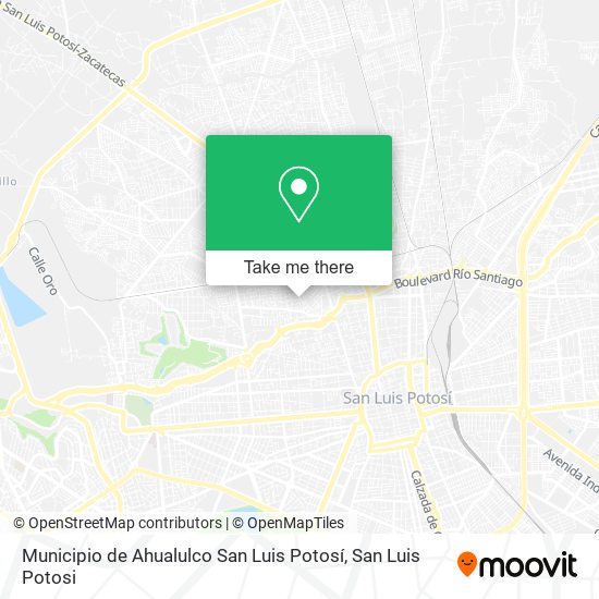 Municipio de Ahualulco San Luis Potosí map