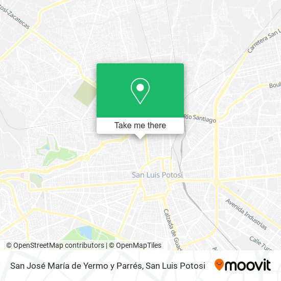 San José María de Yermo y Parrés map