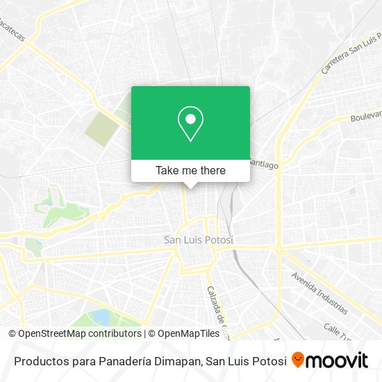 Productos para Panadería Dimapan map